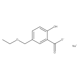 Sodium 5-(ethoxymethyl)-2-hydroxybenzoate Structure