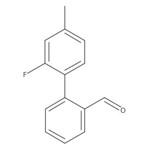 2-(2-Fluoro-4-methylphenyl)benzaldehyde Structure