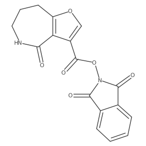 1,3-dioxo-2,3-dihydro-1H-isoindol-2-yl 4-oxo-4H,5H,6H,7H,8H-furo[3,2-c]azepine-3-carboxylate Structure
