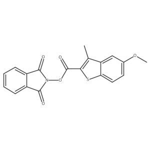1,3-dioxo-2,3-dihydro-1H-isoindol-2-yl 5-methoxy-3-methyl-1-benzothiophene-2-carboxylate Structure