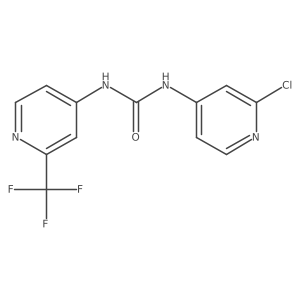 1-(2-Chloropyridin-4-yl)-3-[2-(trifluoromethyl)pyridin-4-yl]urea Structure