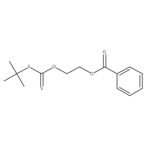 2-(Methylthio)carbonothioyl-oxy-ethyl benzoate Structure
