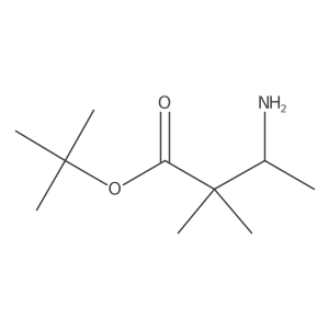 tert-butyl (3S)-3-amino-2,2-dimethylbutanoate Structure