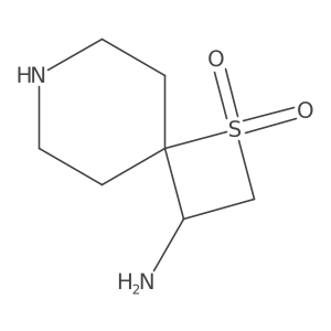 3-Amino-1lambda6-thia-7-azaspiro[3.5]nonane-1,1-dione Structure