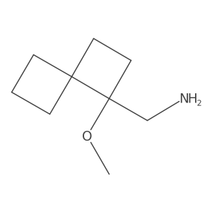 (1-Methoxyspiro[3.3]heptan-1-yl)methanamine Structure