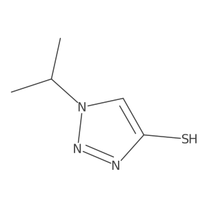 1-(propan-2-yl)-1H-1,2,3-triazole-4-thiol结构式