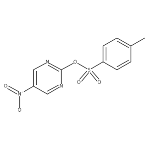 5-Nitropyrimidin-2-yl 4-methylbenzene-1-sulfonate结构式