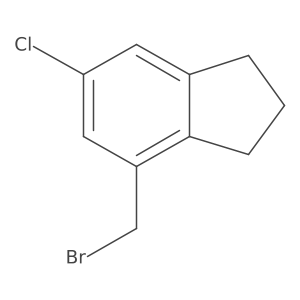 4-(bromomethyl)-6-chloro-2,3-dihydro-1H-indene Structure