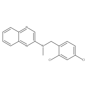 N-[(2,4-dichlorophenyl)methyl]-N-methylquinoxalin-2-amine Structure