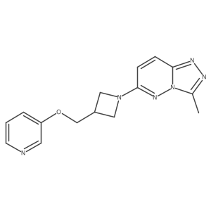 3-[(1-{3-Methyl-[1,2,4]triazolo[4,3-b]pyridazin-6-yl}azetidin-3-yl)methoxy]pyridine Structure