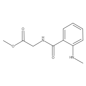 Methyl 2-(2-(methylamino)benzamido)acetate Structure