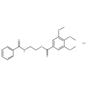 2-(Nicotinamido)ethyl 3,4,5-trimethoxybenzoate hydrochloride Structure