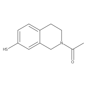 N-acetyl-7-mercapto-1,2,3,4-tetrahydroisoquinoline Structure