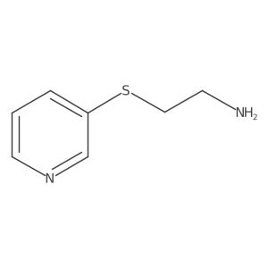 2-(Pyridin-3-ylsulfanyl)ethan-1-amine Structure