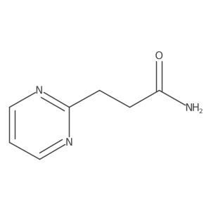 2-Pyrimidinepropanamide Structure