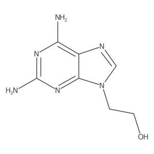2-(2-amino-6-imino-6,9-dihydro-3H-purin-9-yl)ethan-1-ol结构式