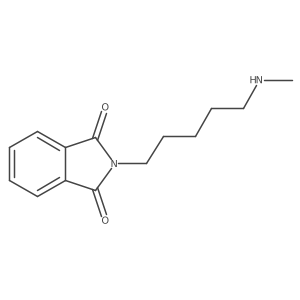 N-(5-Methylaminopentyl)phthalimide结构式