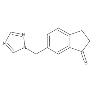 6-(1,2,4-Triazol-1-ylmethyl)-2,3-dihydroinden-1-one结构式