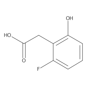 2-(2-Fluoro-6-hydroxyphenyl)acetic acid结构式