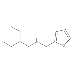 (2-Ethylbutyl)(furan-2-ylmethyl)amine Structure
