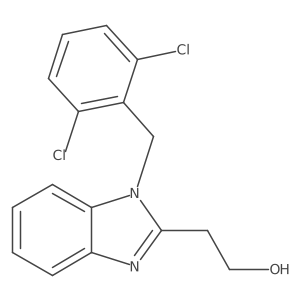 2-[1-(2,6-dichlorobenzyl)-1H-benzimidazol-2-yl]ethanol Structure