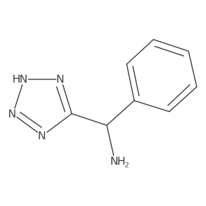 phenyl(2H-tetrazol-5-yl)methanamine结构式
