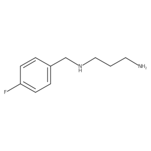 N-(4-fluorobenzyl)propane-1,3-diamine结构式