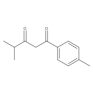 4-Methyl-1-(4-methylphenyl)pentane-1,3-dione Structure