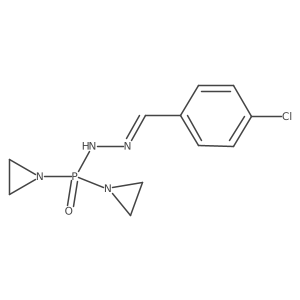 TEPA,N-p-CL benzylidene-N-hydrazin-1-yl Structure