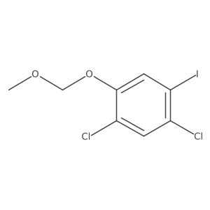 1,5-Dichloro-2-iodo-4-(methoxymethoxy)benzene结构式