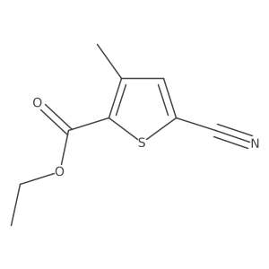 Ethyl 5-cyano-3-methylthiophene-2-carboxylate Structure