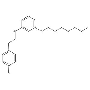 N-(4-Chlorophenethyl)-3-(heptyloxy)aniline Structure