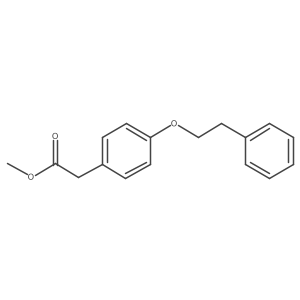 (4-Phenethyloxyphenyl)acetic acid methyl ester Structure
