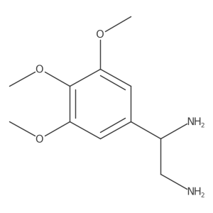 1-(3,4,5-Trimethoxyphenyl)ethane-1,2-diamine结构式