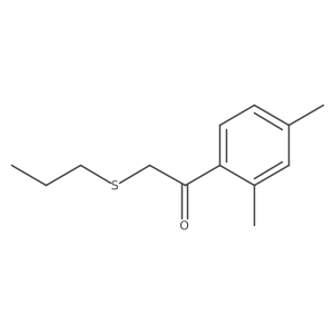 1-(2,4-Dimethylphenyl)-2-(propylthio)ethan-1-one Structure