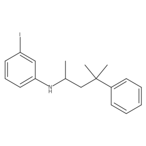 N-(3-Iodophenyl)-I+/-,I(3),I(3)-trimethylbenzenepropanamine Structure