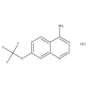 7-(Trifluoromethoxy)quinolin-4-amine hydrochloride Structure