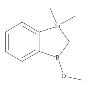 2,3-Dihydro-3-methoxy-1,1-dimethyl-1H-1,3-benzosilaborole Structure