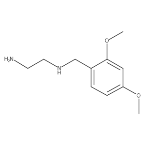 (2-Aminoethyl)[(2,4-dimethoxyphenyl)methyl]amine结构式