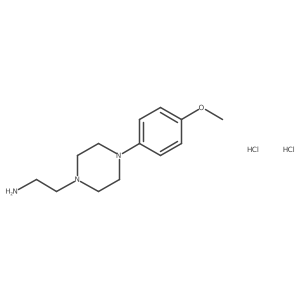 2-[4-(4-Methoxyphenyl)piperazin-1-yl]ethan-1-amine dihydrochloride Structure