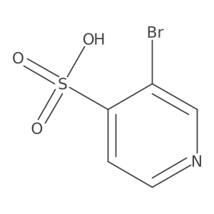 3-Bromopyridine-4-sulfonic acid结构式