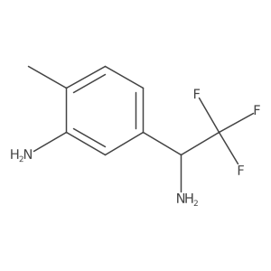 (S)-5-(1-Amino-2,2,2-trifluoroethyl)-2-methylaniline Structure