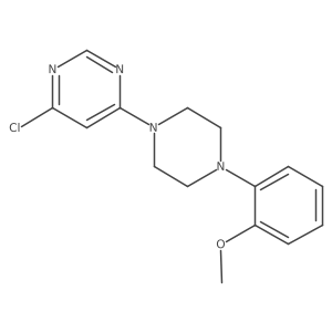 4-Chloro-6-[4-(2-methoxyphenyl)piperazin-1-yl]pyrimidine结构式