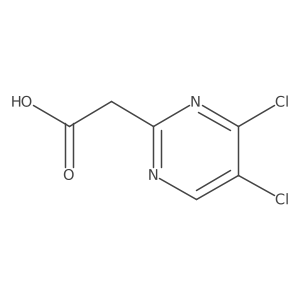 4,5-Dichloro-2-pyrimidineacetic acid Structure