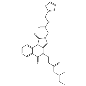 1-({5-[5-(4-Methoxyphenyl)-1,2,4-oxadiazol-3-yl]-2-thienyl}carbonyl)piperidine结构式