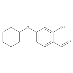 4-(Cyclohexyloxy)-2-hydroxybenzaldehyde结构式