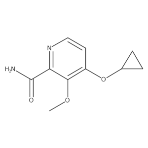 4-Cyclopropoxy-3-methoxypicolinamide Structure