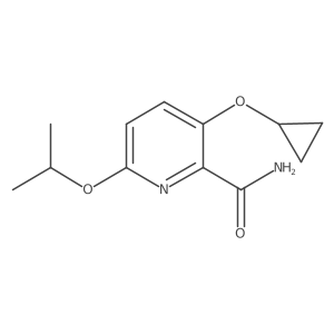3-Cyclopropoxy-6-isopropoxypicolinamide结构式
