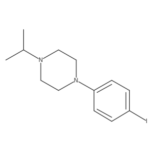 1-(4-Iodophenyl)-4-isopropylpiperazine Structure