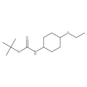 Tert-butyl 4-ethoxycyclohexylcarbamate Structure